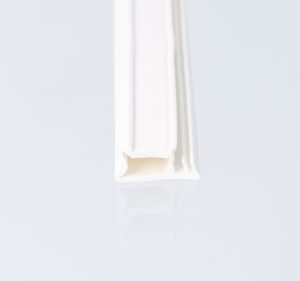 Uszczelka okna drewnianego, przylgowa TPS, biała 09-772