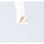 Uszczelka drzwi wewnętrznych z przylgą, biała 09-782