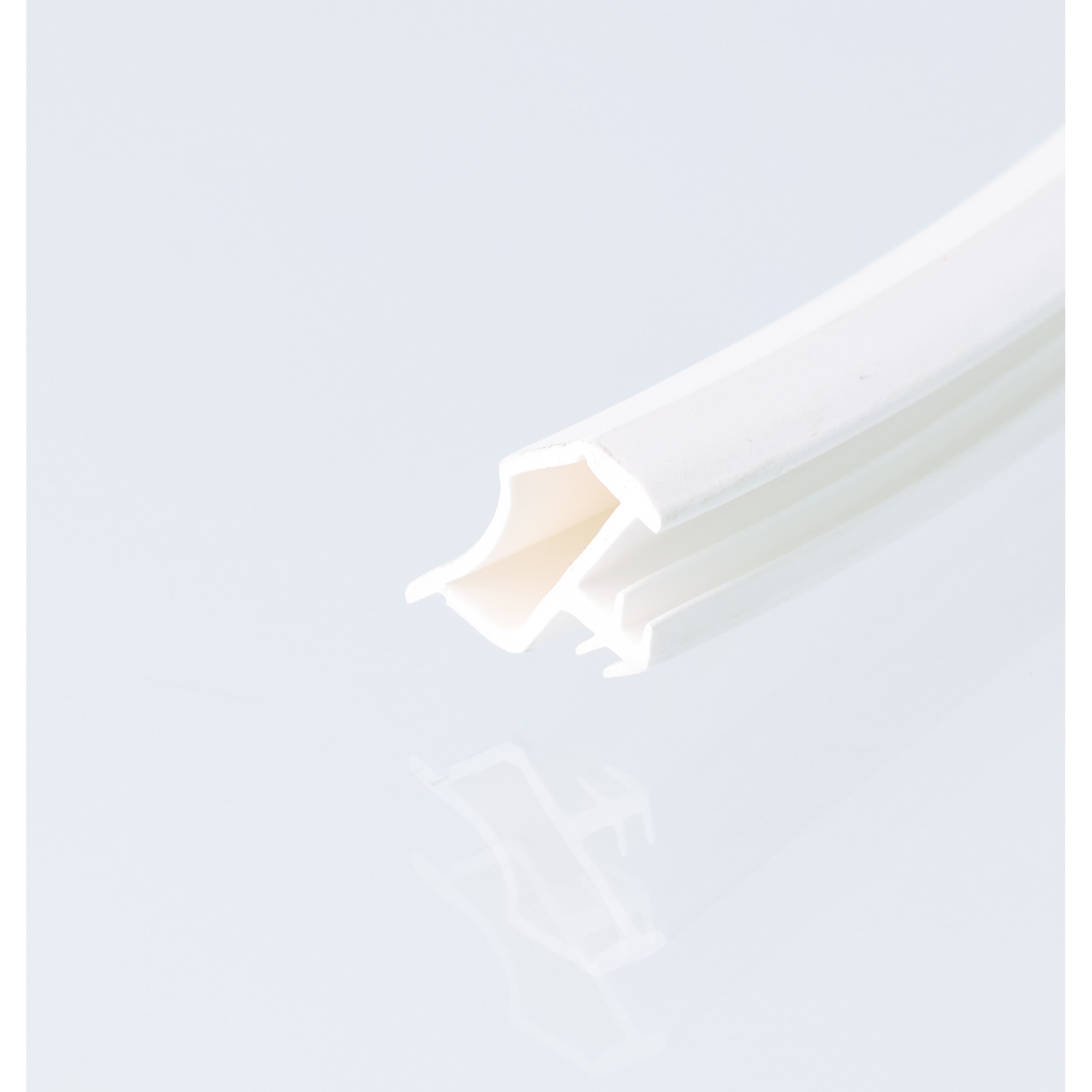 Uszczelka drzwi wewnętrznych z przylgą, biała 09-782 - obrazek 2