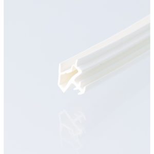 Uszczelka drzwi wewnętrznych z przylgą, biała 09-783