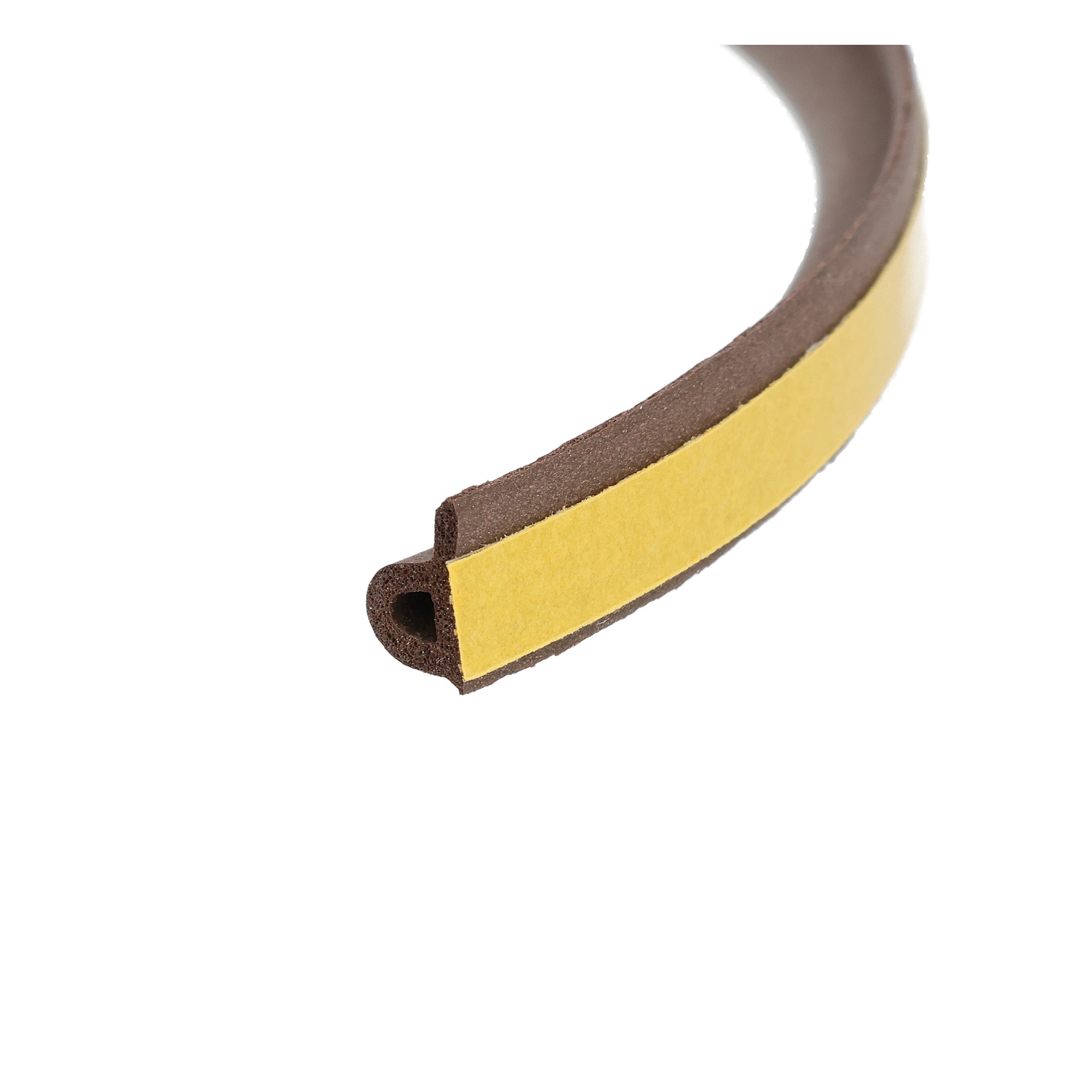 Uszczelka samoprzylepna pianka 5,5x9,5mm typ P brązowa - 12-501-01 - obrazek 2