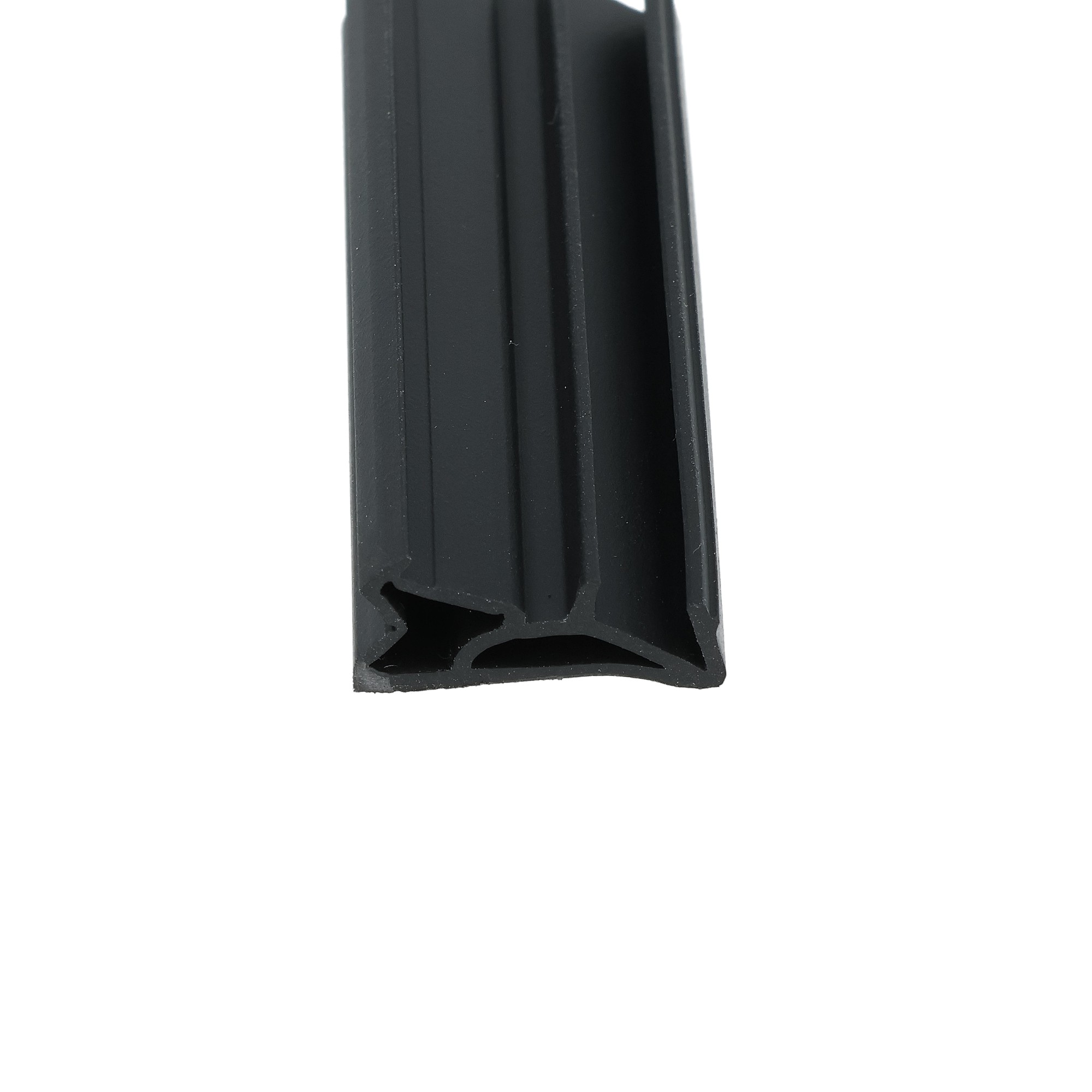 Uszczelka okna drewnianego, przylgowa TPE, czarna 09-015