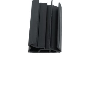 Uszczelka do drzwi zewnętrznych drewnianych, czarna 09-158