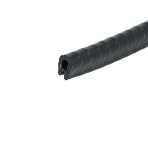 Uszczelka, osłona krawędzi, zaciskowa PVC czarna 54-003