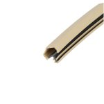 Uszczelka beżowa do drzwi wewnętrznych drewnianych, do ościeżnicy, 09-681-01