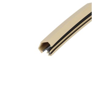 Uszczelka beżowa do drzwi wewnętrznych drewnianych, do ościeżnicy, 09-681-01