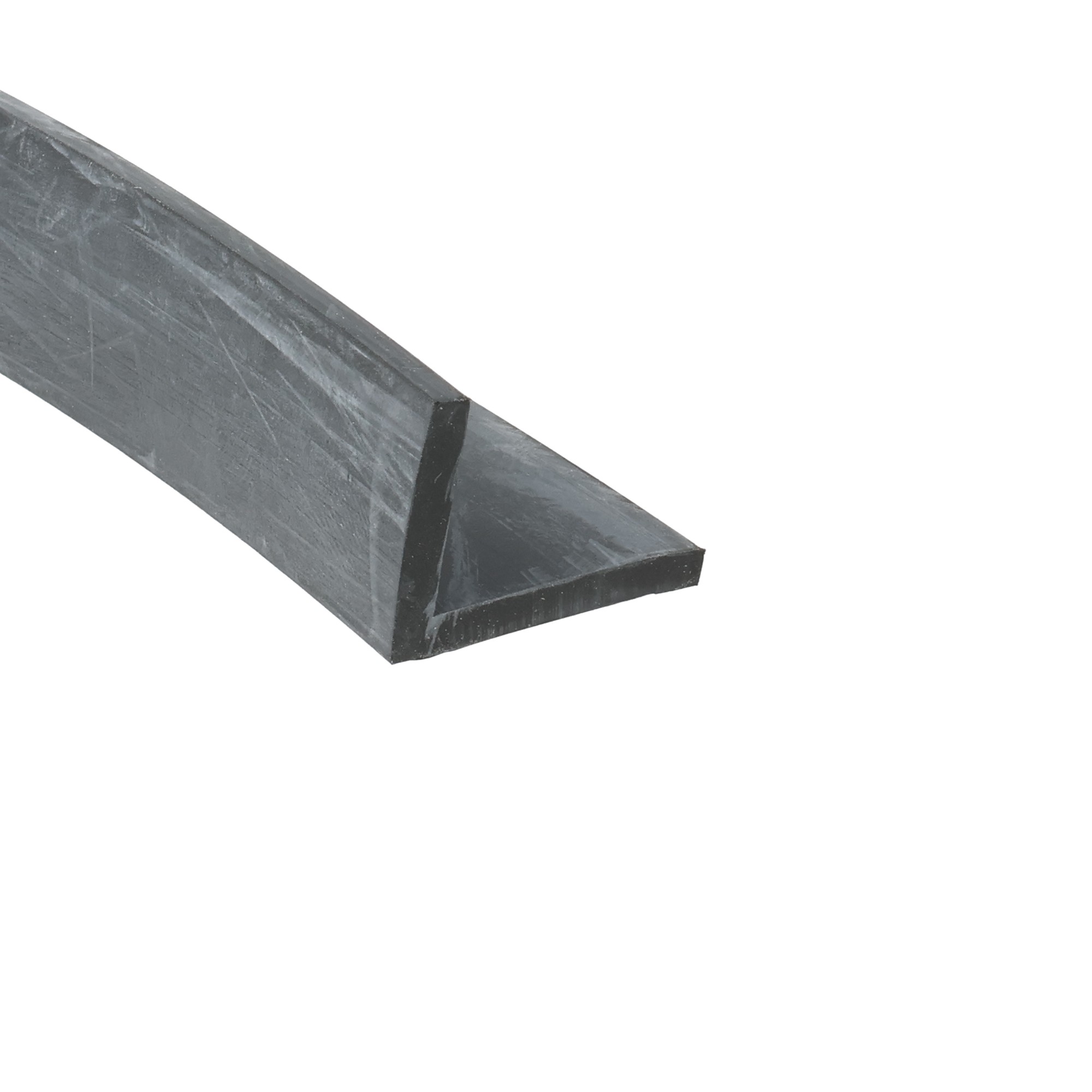 68-752_3120 - Centrum uszczelek Diagonal, close-up view of a weathered dark gray beam against a white background.
