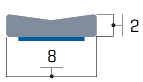 Uszczelka samoprzylepna pianka 2x8mm czarna - 04-504 - obrazek 4