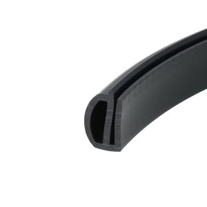 Uszczelka drzwi chłodni silikonowa typ e 2 x 14 x 19mm czarna 023400