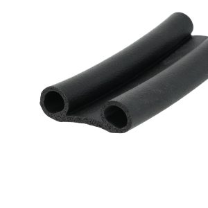 Uszczelka drzwi gumowa pianka  typ B 12 x 42mm czarna 028026