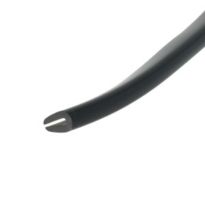 Uszczelka krawędziowa miękkie PVC  1 x 4 x 7mm czarna 12-314