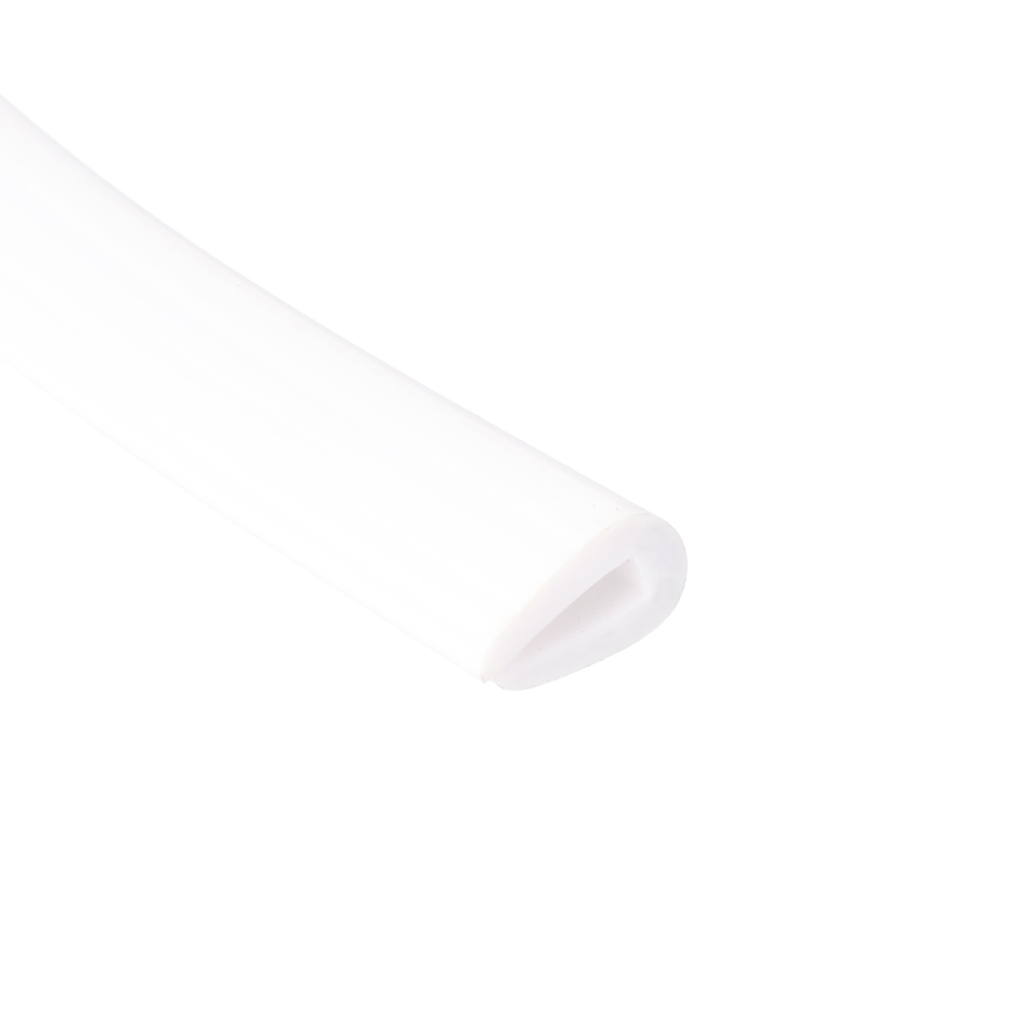 uszczelka-krawedziowa-miekkie-pvc-3-x-6-x-12mm-biala-12-311-02-1 - Centrum uszczelek White cylindrical plastic bottle lying diagonally on a plain white background, no visible label