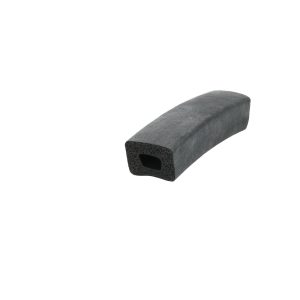 Uszczelka pianka gumowa EPDM 25 x 19mm czarna  39-612