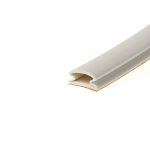 Close-up of a white rolled sheet of paper showing its cardboard core, laid diagonally across a light background.