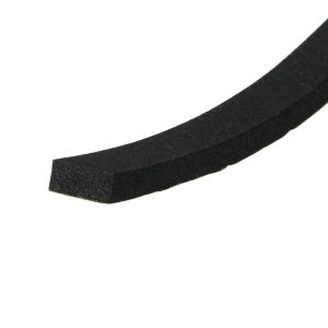 Uszczelka samoprzylepna pianka gumowa 5 x 10mm rolka 10 m czarna 016003