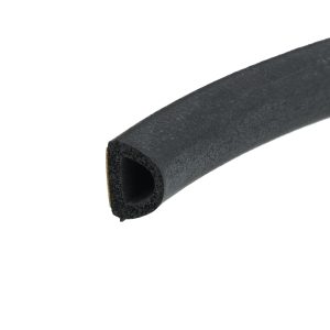 Uszczelka samoprzylepna typ D pianka 10 x 12mm czarna  04-510