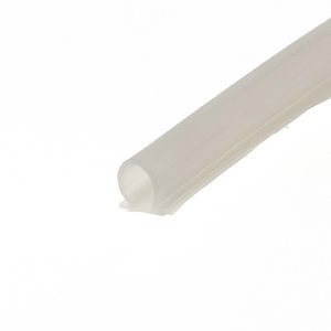 Diagonal beige brush stroke across a white background, angled from bottom-right to center-left.