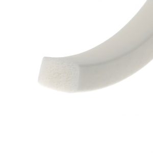 Uszczelka silikonowa spieniona bez kleju 15 x 10mm biała 029341