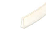 Close-up of a pale beige diagonal edge or corner against a white background, with soft shading along the edge.