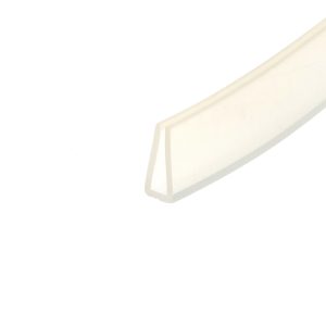 Close-up of a pale beige diagonal edge or corner against a white background, with soft shading along the edge.