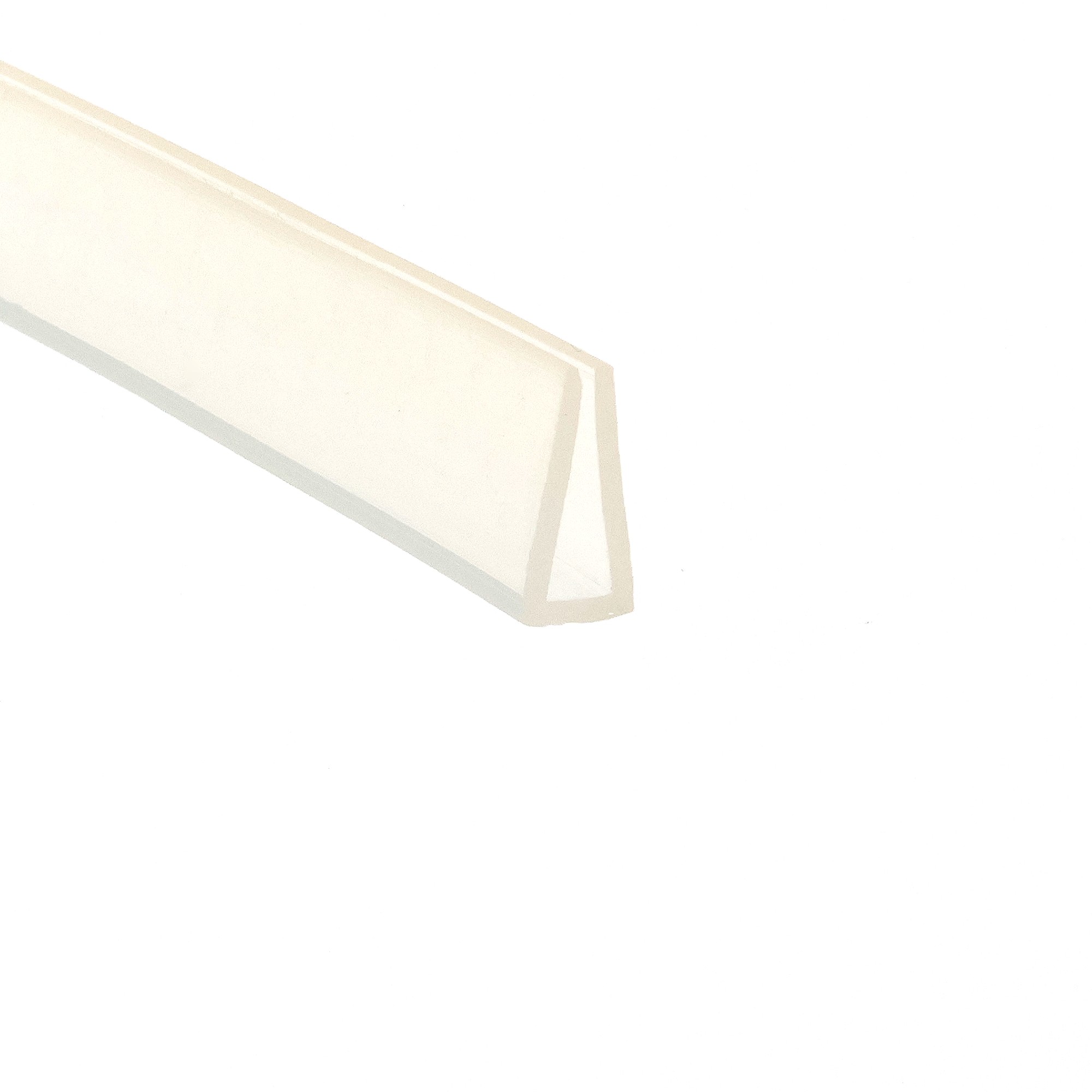 023914_1_381 - Centrum uszczelek Partial beige angled rectangle occupying the bottom-left corner against a white background in an abstract composition.