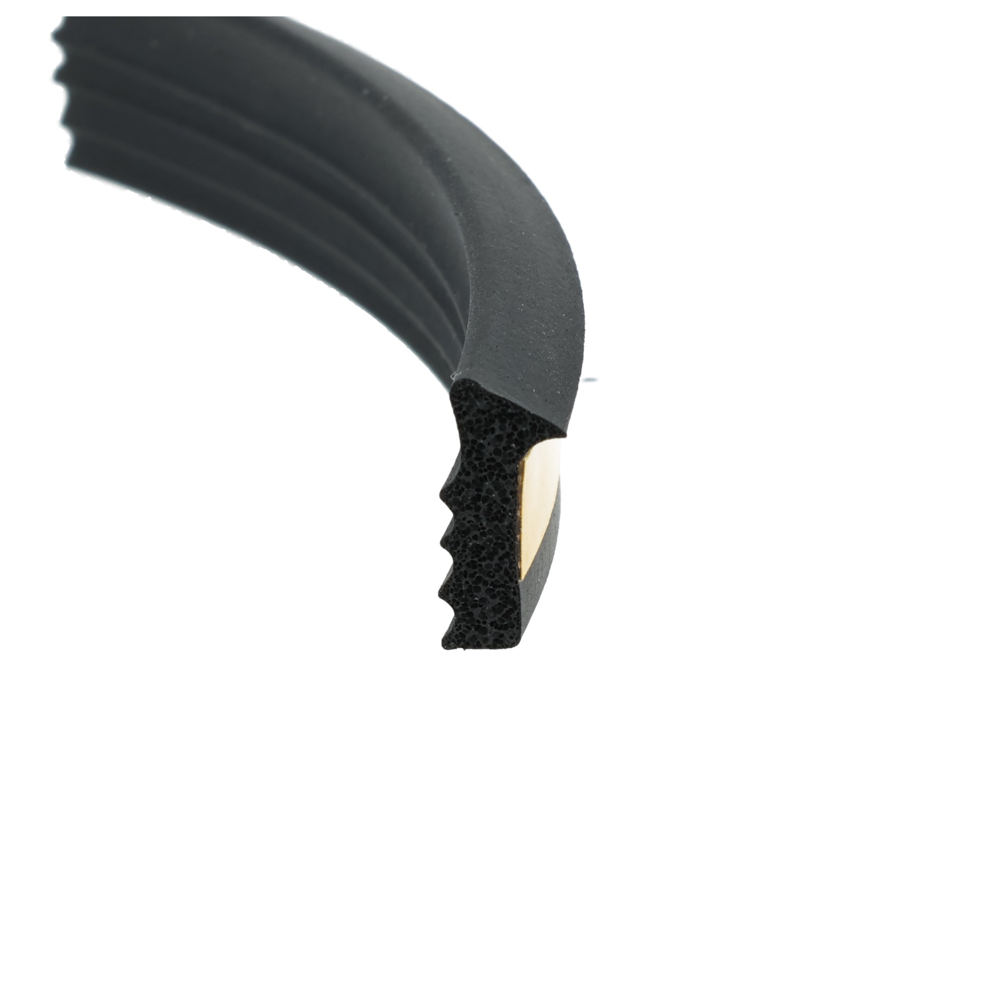 Uszczelka samoprzylepna pianka 5x10mm czarna - 04-507