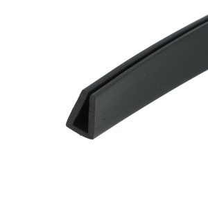 Uszczelka krawędziowa gumowa lita 4 x 7 x 10mm czarna 0356145