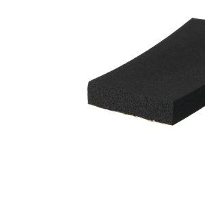 Uszczelka samoprzylepna pianka gumowa 10 x 40mm rolka 10m czarna 016410