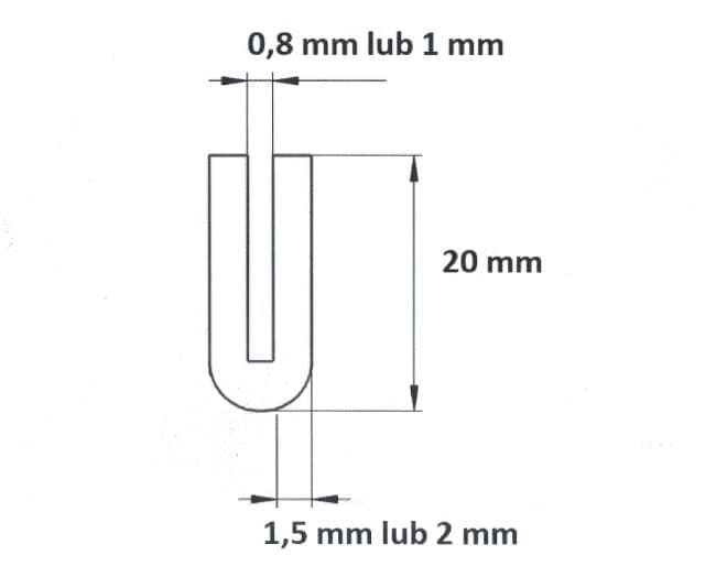 Uszczelka silikon czarny krawędź 1 mm, 023625 - obrazek 2