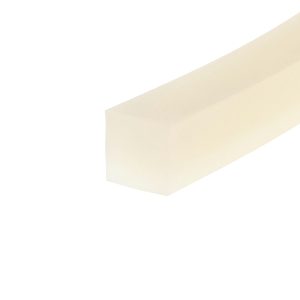 Uszczelka silikonowa lita bez kleju  18 x 18mm bezbarwna 023188