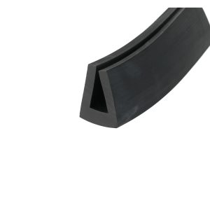 Osłona krawędziowa gumowa lita  8,5 x 16 x 20mm czarna 023589