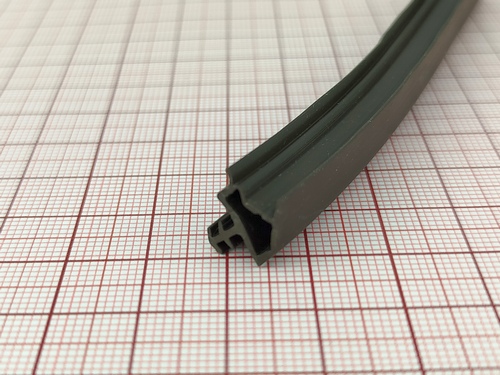 Uszczelka drzwi wewnętrznych z przylgą, brązowa 09-783-01 - obrazek 5