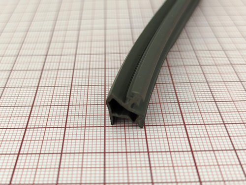 Uszczelka drzwi wewnętrznych z przylgą, brązowa 09-783-01 - obrazek 3