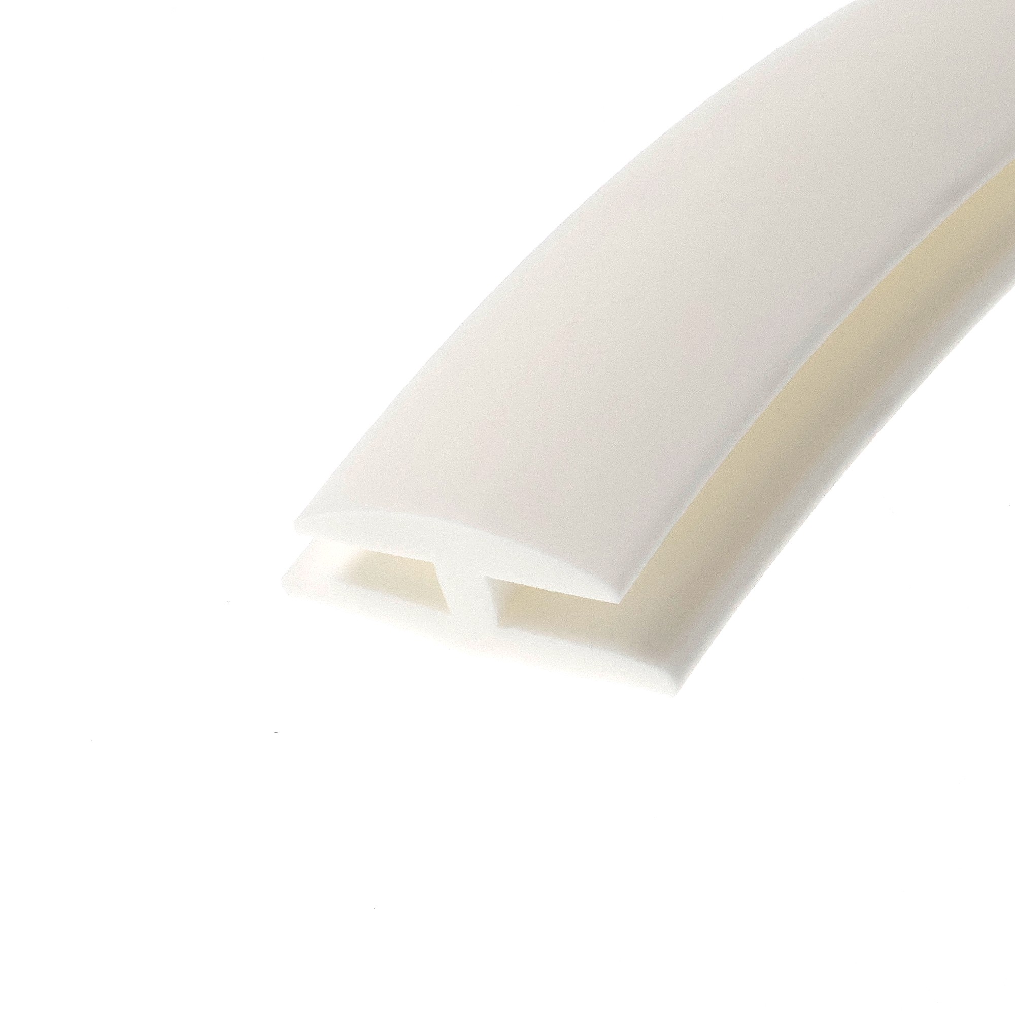 12-327_2143 - Centrum uszczelek Close-up of a white rolled adhesive tape diagonally across a white background.