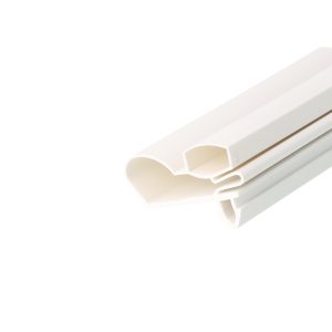 Uszczelka drzwi lodówki chłodni bez magnesu 5,5 x 17,5 x 25mm długość 2,55m biała32-150