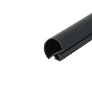 Uszczelka drzwi lodówki chłodni typ D 6 x 15 x 17mm czarna 32-161