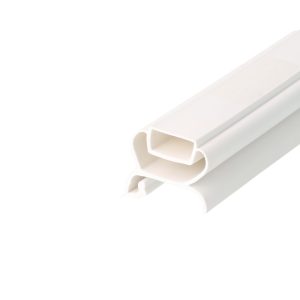 Uszczelka drzwi lodówki chłodni z magnesem 16,5 x 20mm długość 2,55m biała 32-135