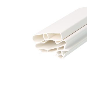 Uszczelka drzwi lodówki chłodni z magnesem 6 x 22 x 30mm długość 2,55m biała 32-151