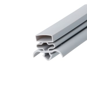 Uszczelka drzwi lodówki chłodni z magnesem 7,6 x 19,2 x 26mm długość 2,6m szara 32-169