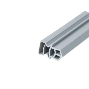 Uszczelka drzwi lodówki chłodni z magnesem 9,4 x 10,4 x 18,5mm długość 2,55m szara 32-140