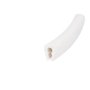 Uszczelka krawędziowa 13x10mm, zaciskowa TPE biała 0,5-2,5 mm 90Sha, 046027