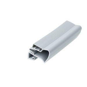 Uszczelka drzwi chłodni z magnesem 16,5 x 20,4 x 21mm L-2,55 m szara 32-327M