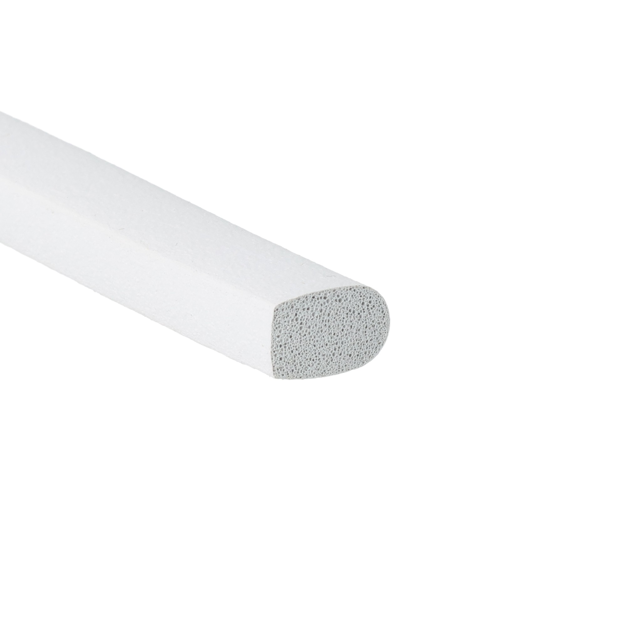 uszczelka-gumowa-pianka-typ-d-6-x-10mm-szara-046818-1 - Centrum uszczelek White tissue paper roll partially unrolled diagonally across a white background, showing a perforated core at the end