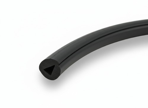 Osłona krawędzi 3 mm, pianka EPDM czarna fi 11,5 mm, 012033
