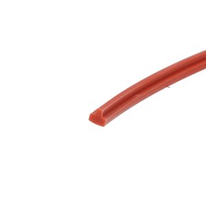 Profil T silikon czerwony 5x5x3x2mm, 0230555
