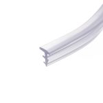 Close-up of a curved white extrusion with a rounded edge, running diagonally across the bottom-right.