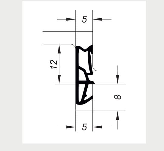 Uszczelka okna biała, 82-600 - obrazek 2