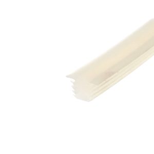 Abstract image: white background with a beige diagonal brushstroke running along the lower-right quadrant.