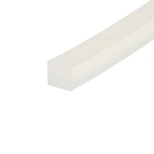 Uszczelka silikonowa lita FDA bez kleju  8 x 9mm bezbarwna 0991341