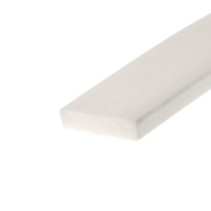 Uszczelka silikonowa spieniona bez kleju FDA 5 x 20mm biała 0620752